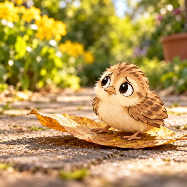 booked a flight. got a leaf with ambition.